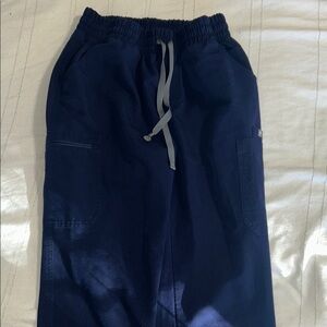 Navy Blue Figs Scrubs